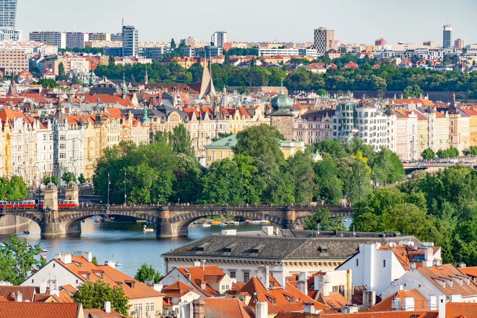 The Vltava in Prague