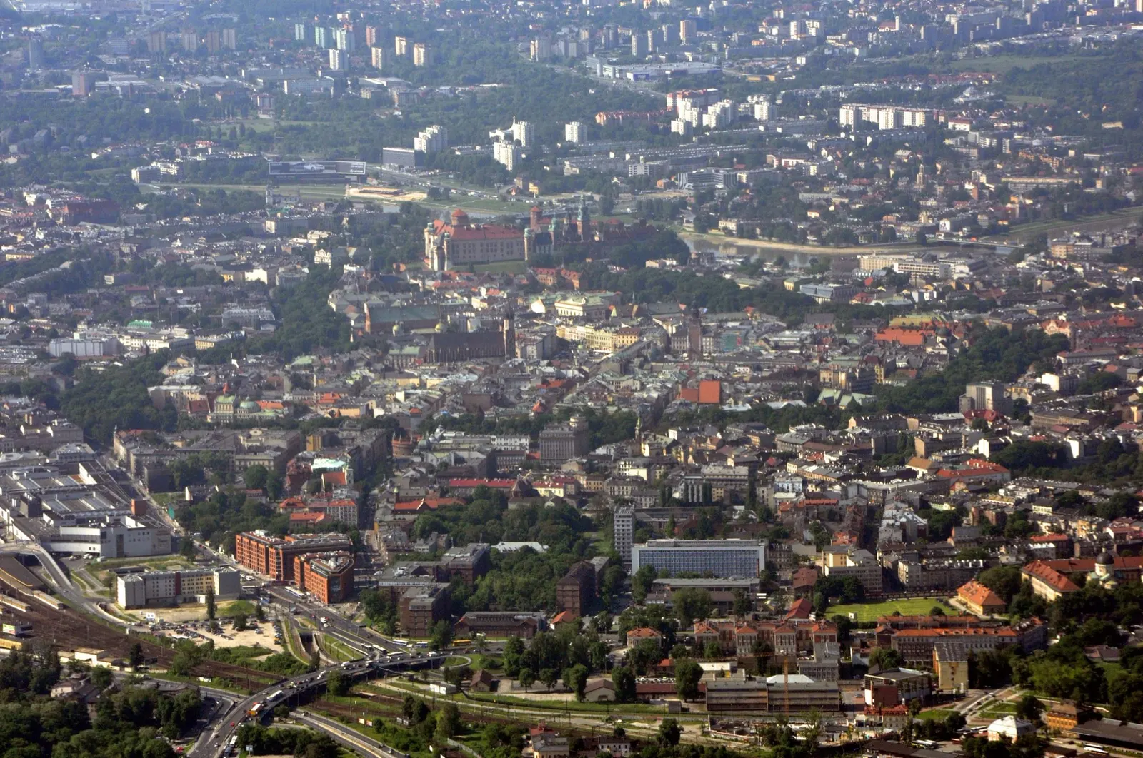 Kraków from the air